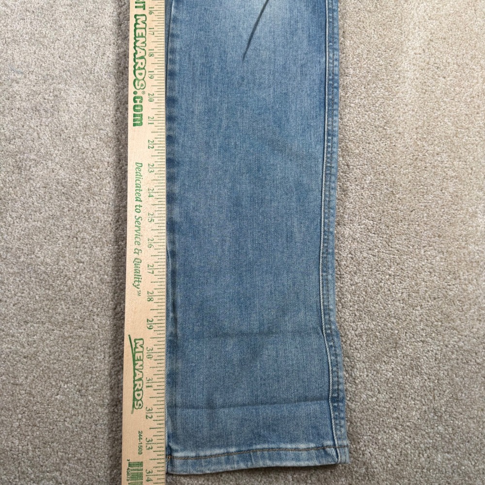 Judy Blue Boyfriend Fit Jeans Women 13/31 (FITS 30x34) Distressed Patch Pockets - Picture 7 of 11
